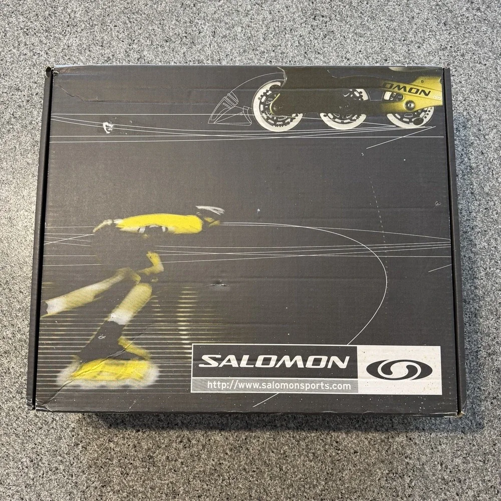 Salomon Energyzer Inline Skates Mens 10.5 Vintage Y2K Rollerblades Carbon TR 7